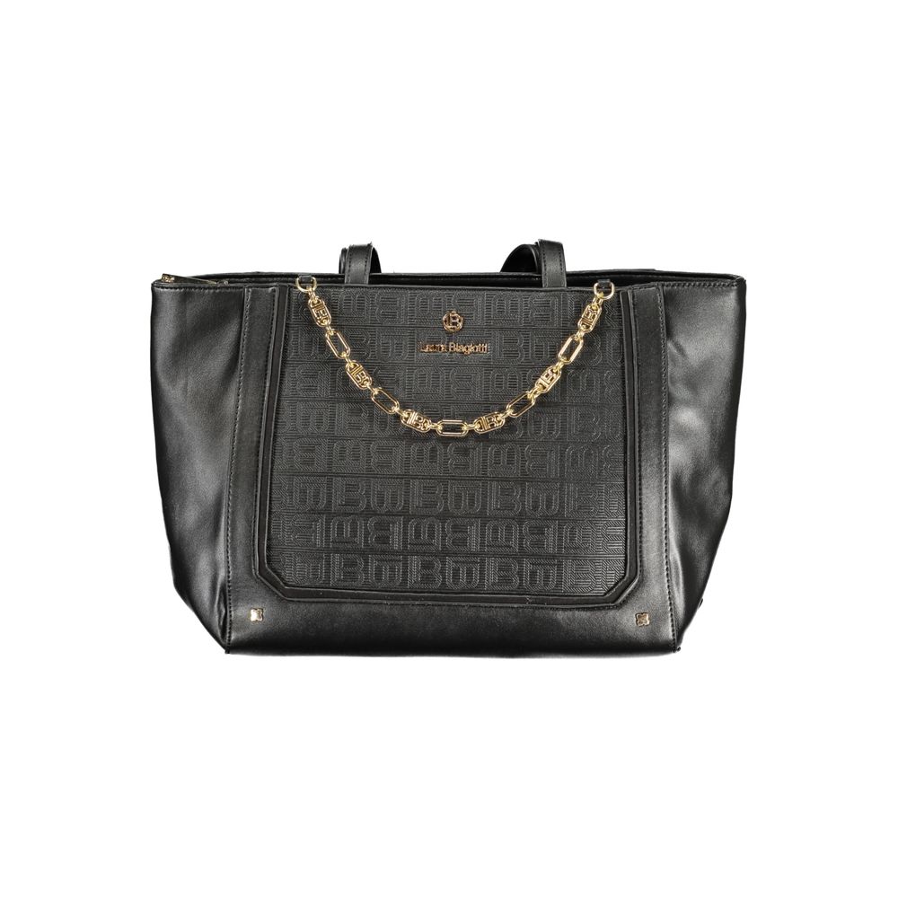 Black PVC Women Handbag