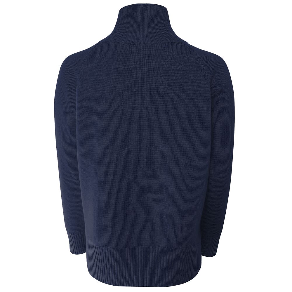 Blue Cashmere Women Sweater