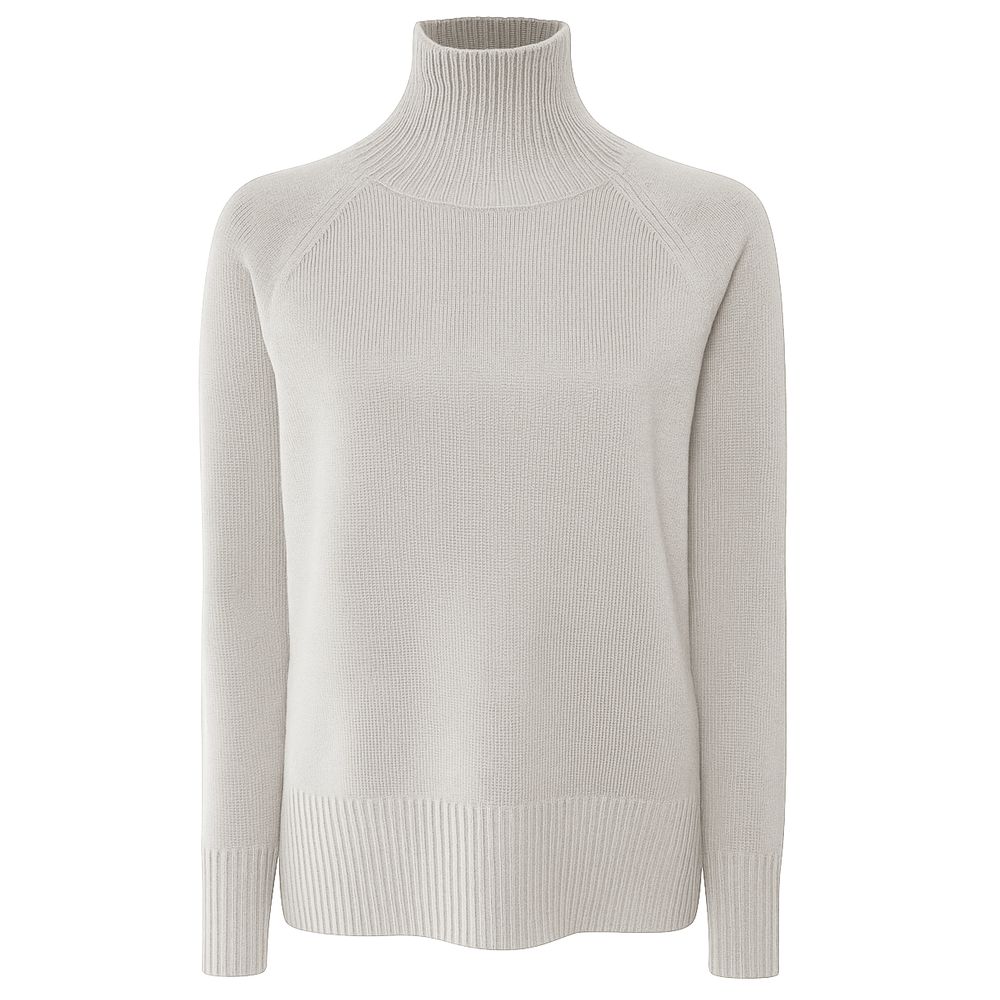 Beige Cashmere Women Sweater