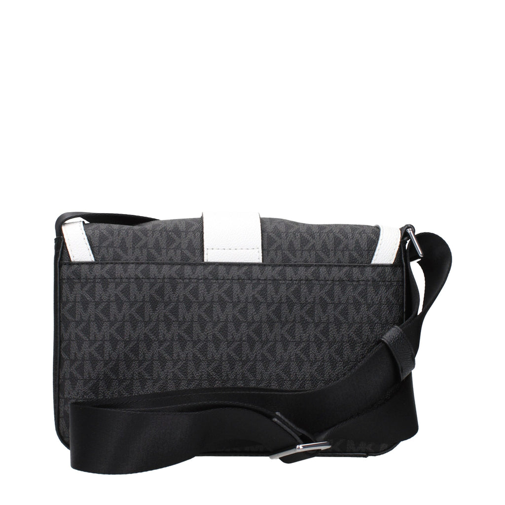 Black Fabric Crossbody Bag