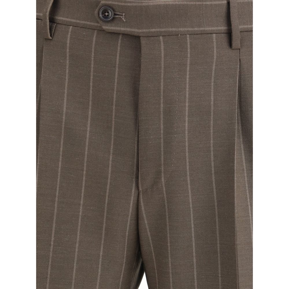 Gray Fleece Wool Suits And Blazer