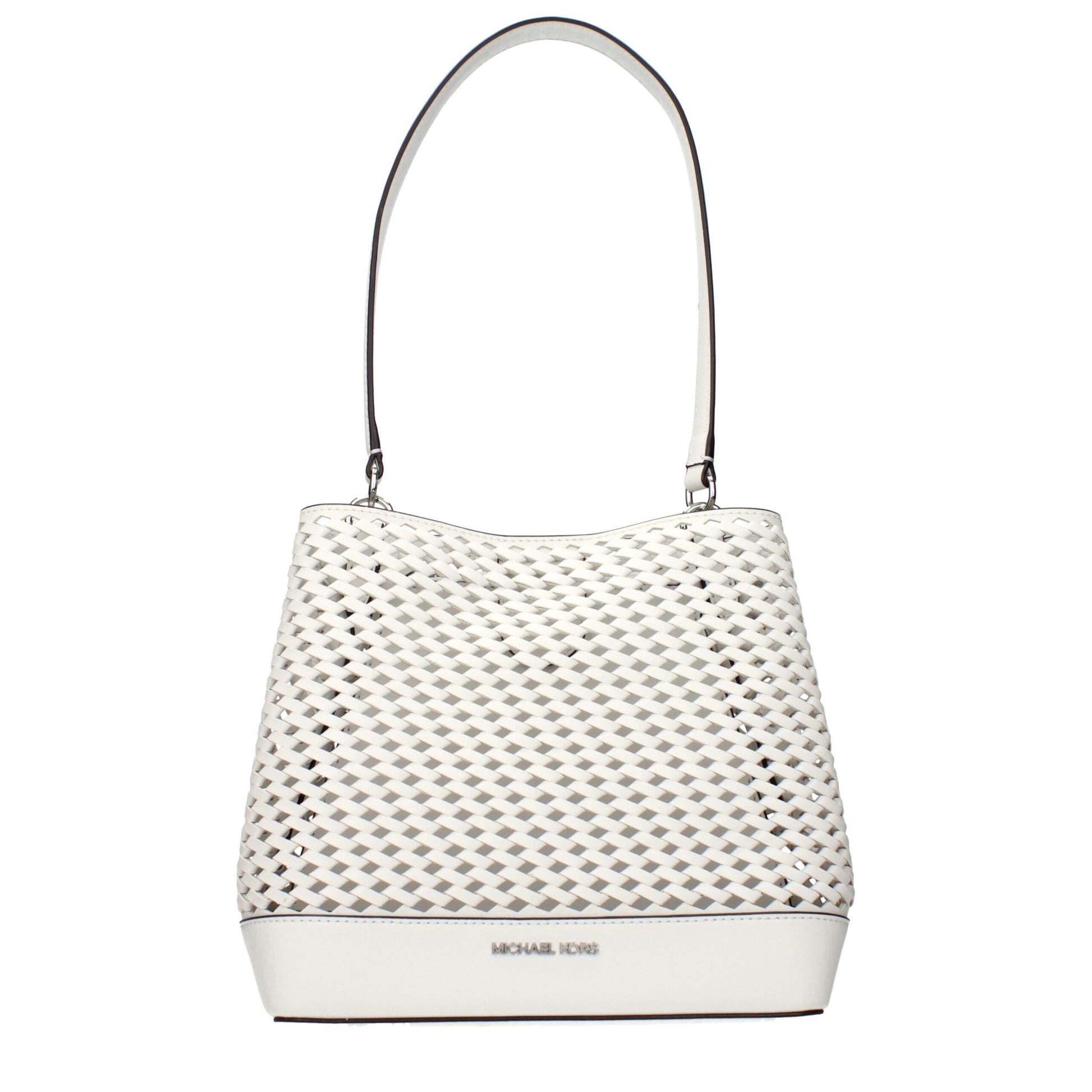 White Leather Shoulder Bag
