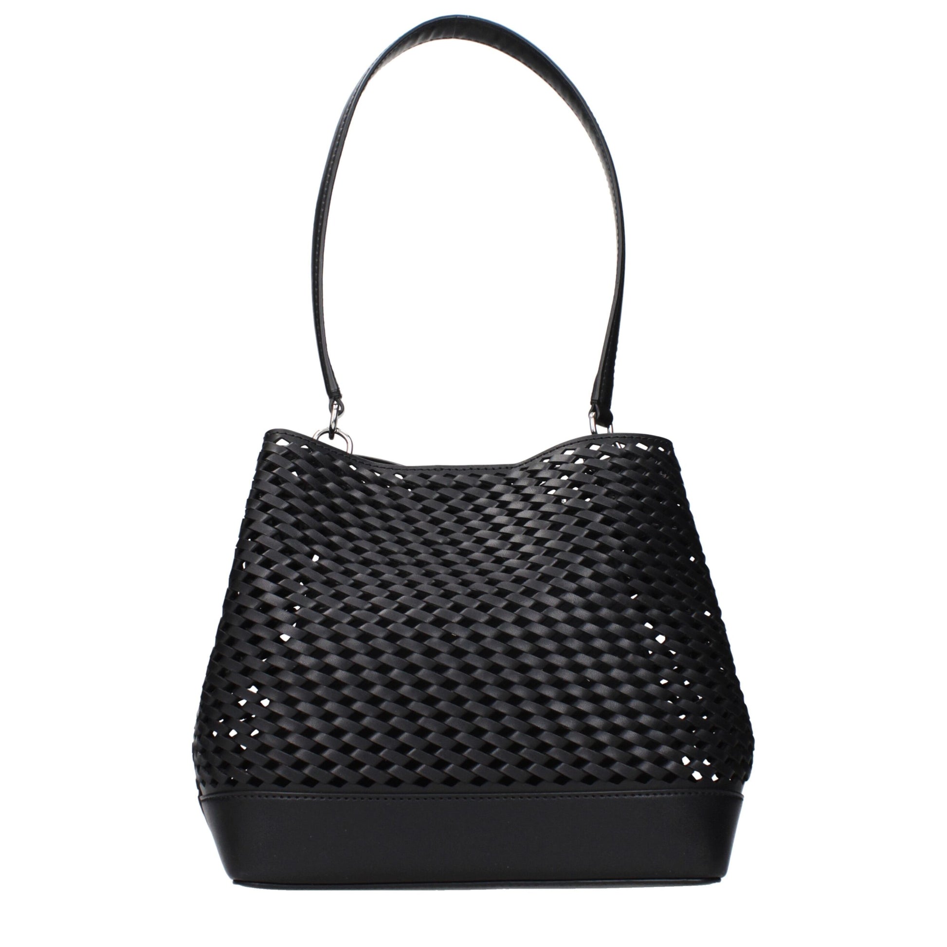 Black Leather Shoulder Bag