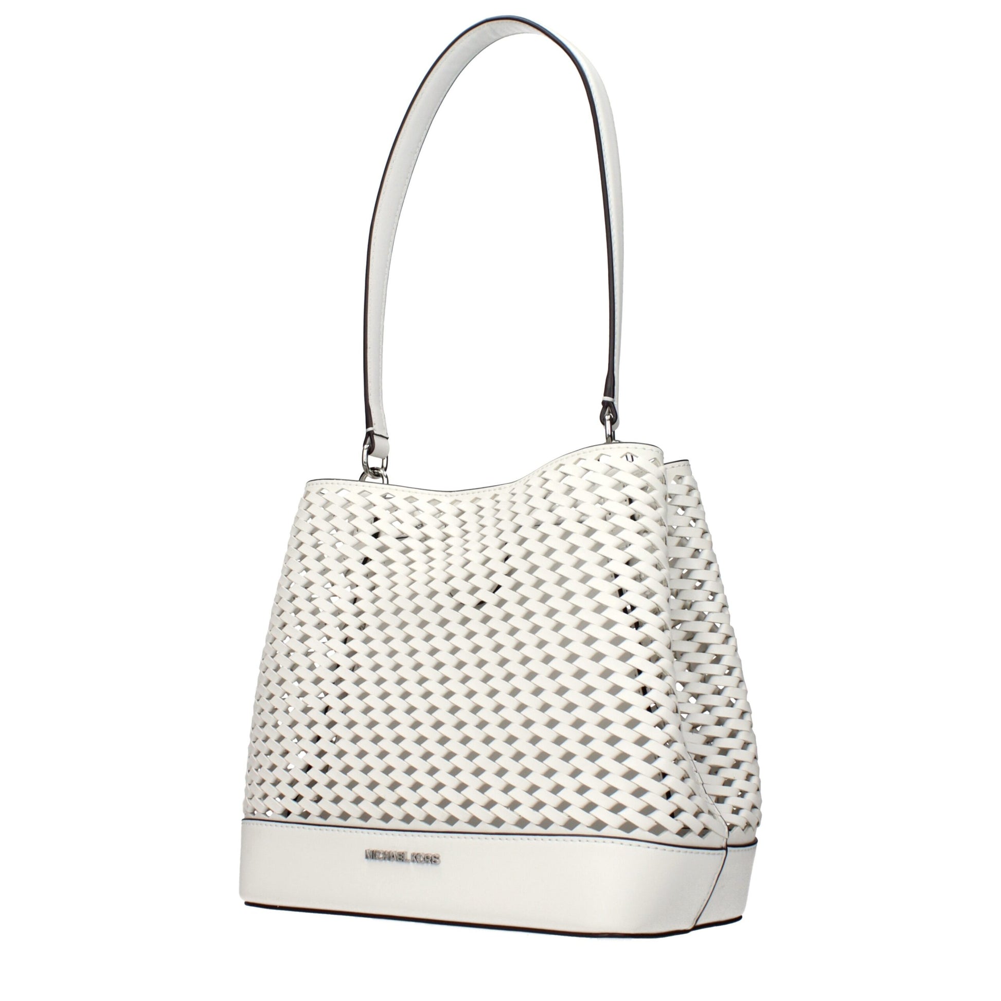 White Leather Shoulder Bag