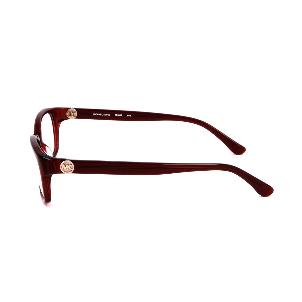 Burgundy Plastic Glasses (Frames)