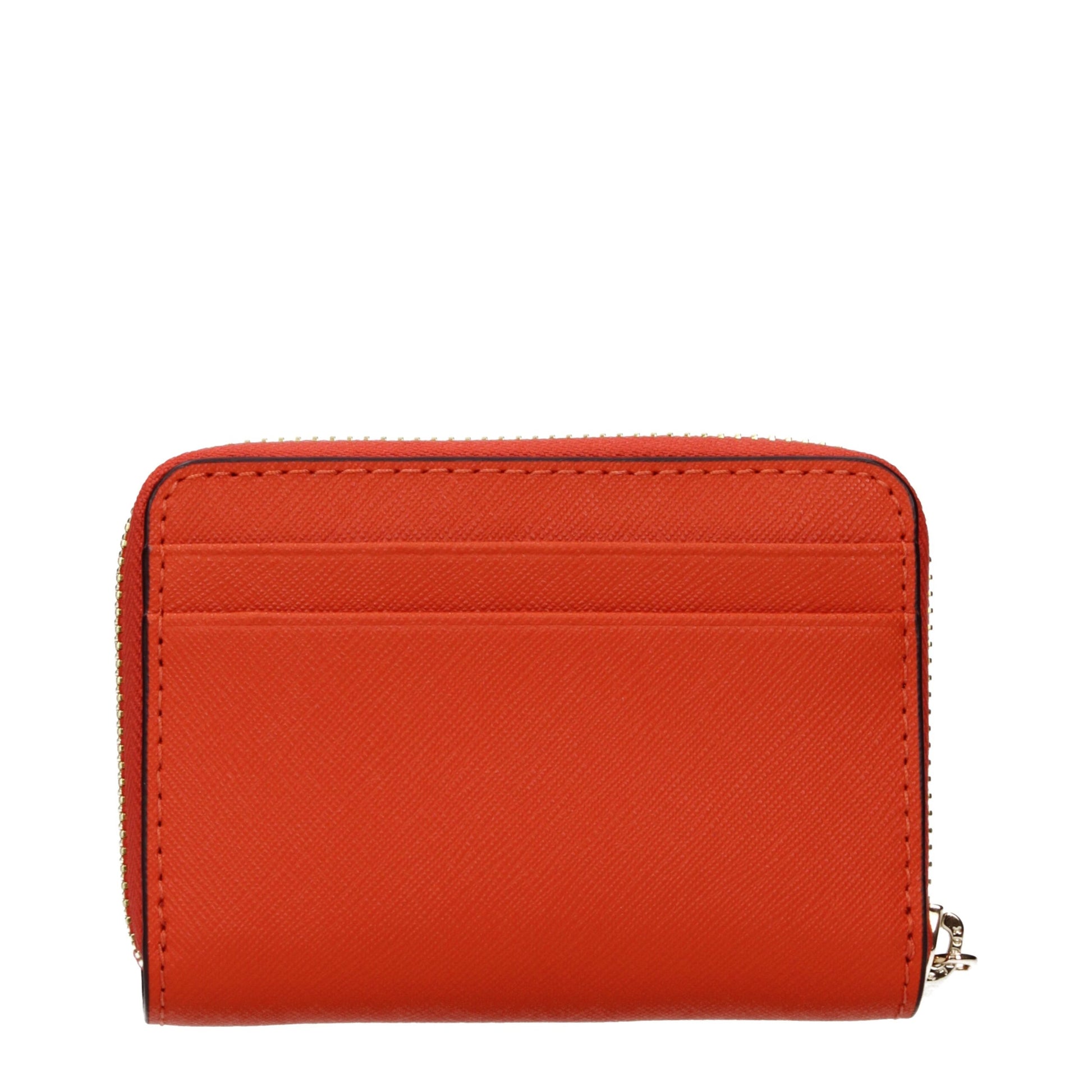 Orange Leather Cardholder