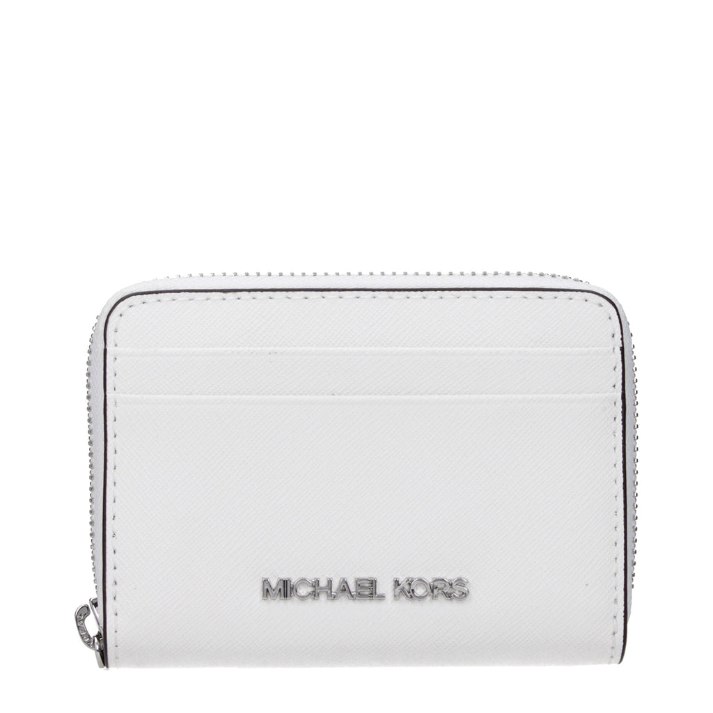 White Leather Cardholder