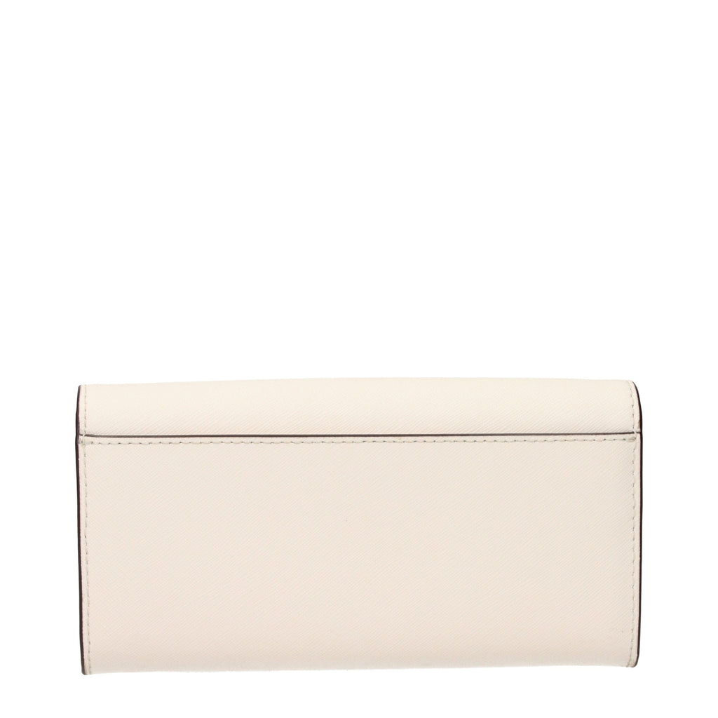 Beige Leather Wallet