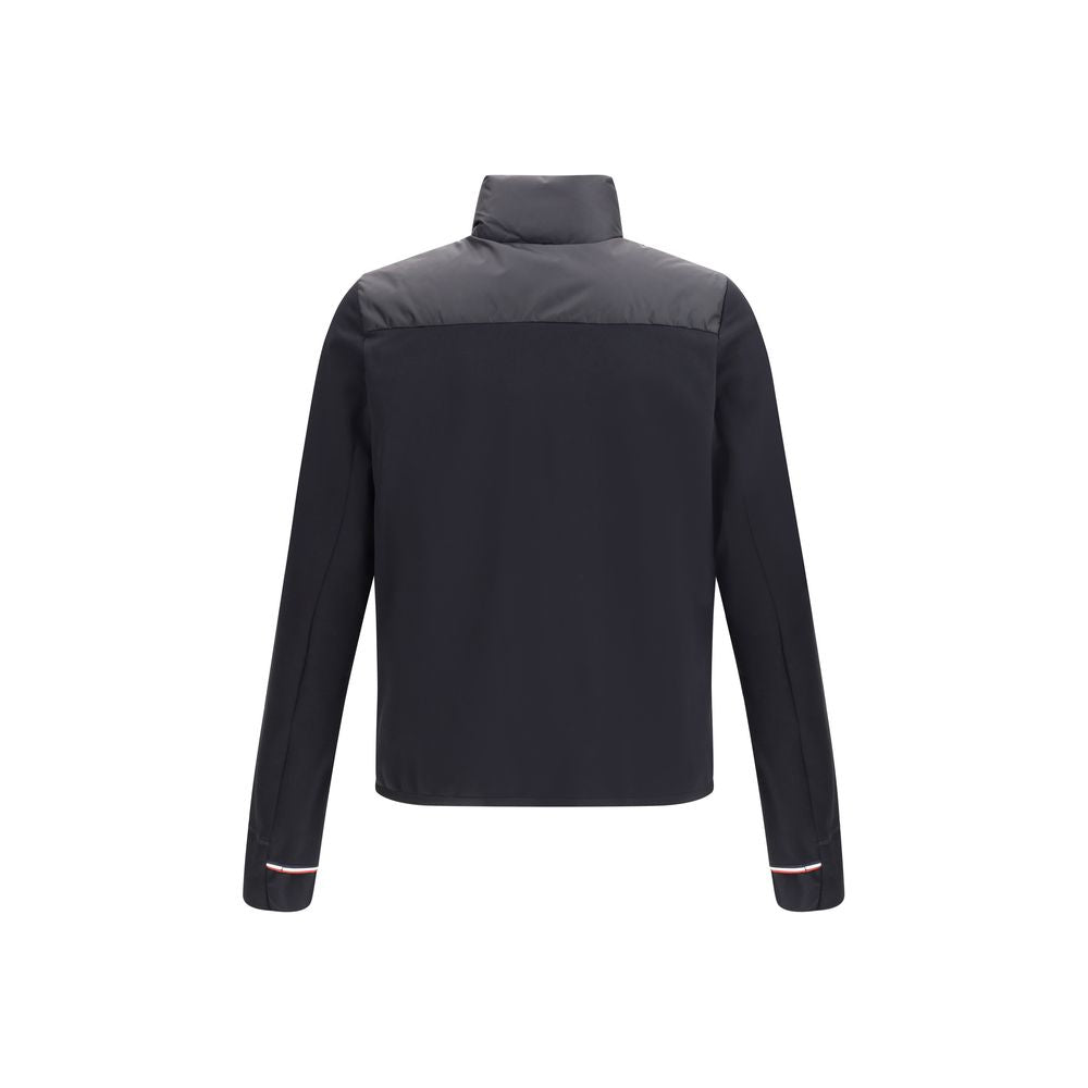 Black Polyester Shell Jacket