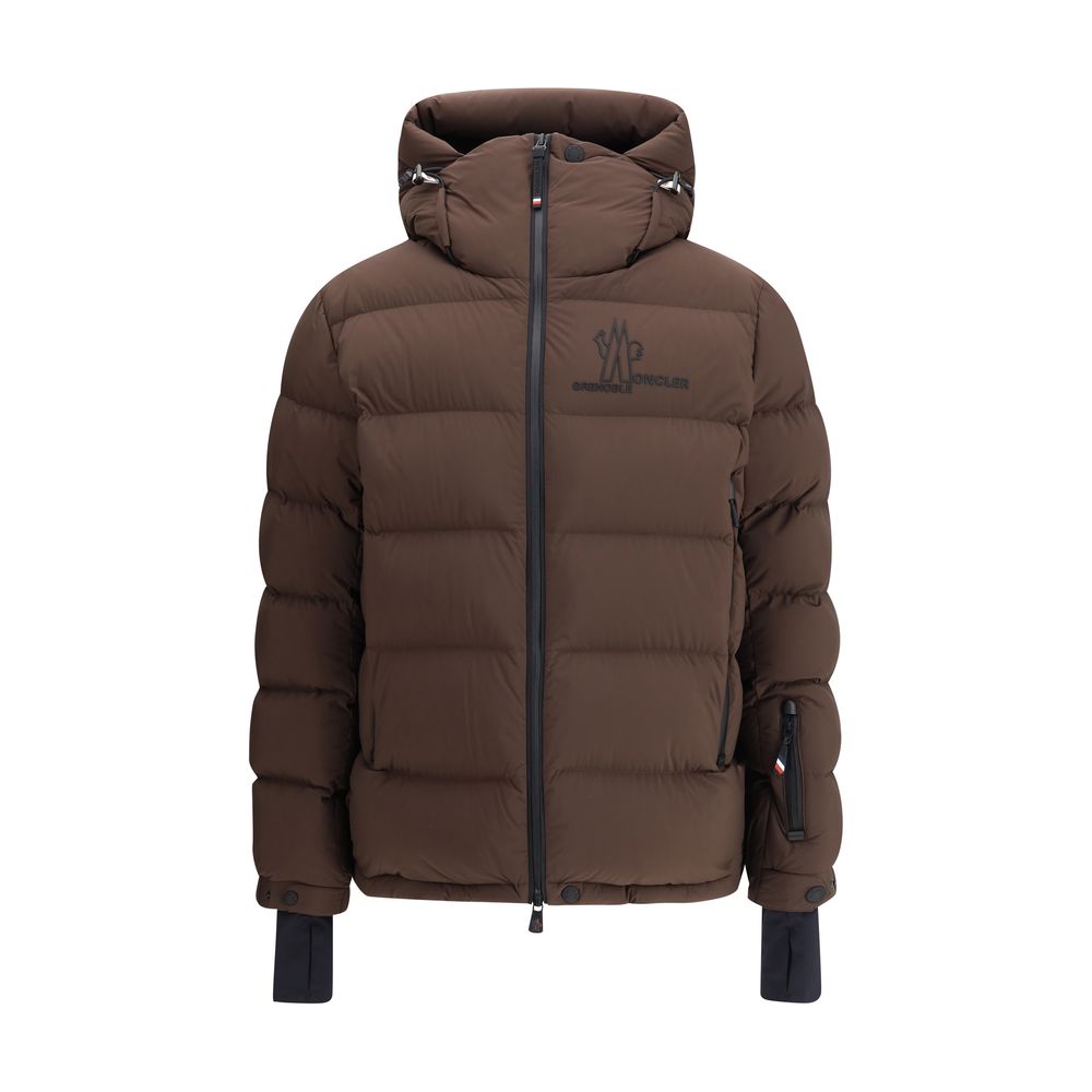 Brown Polyamide Shell Jacket
