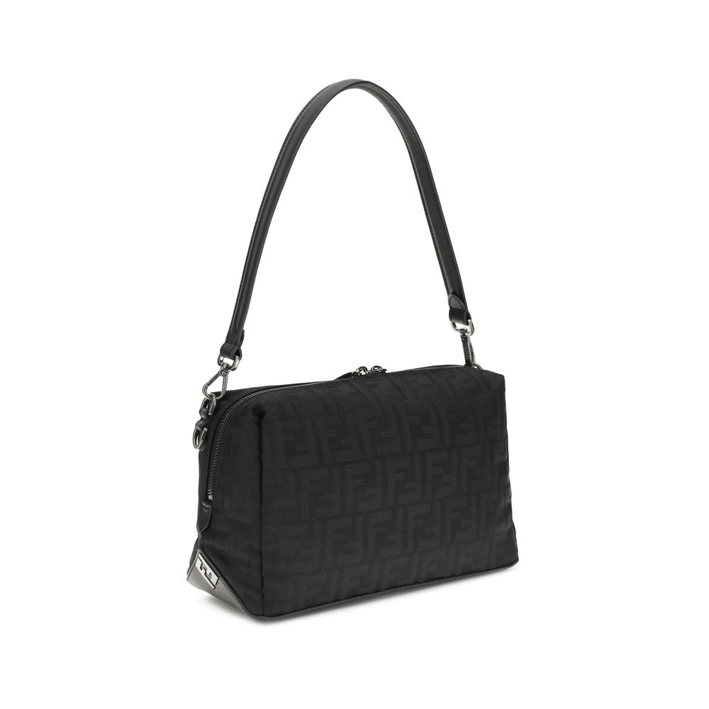 Black Nylon Shoulder Bag