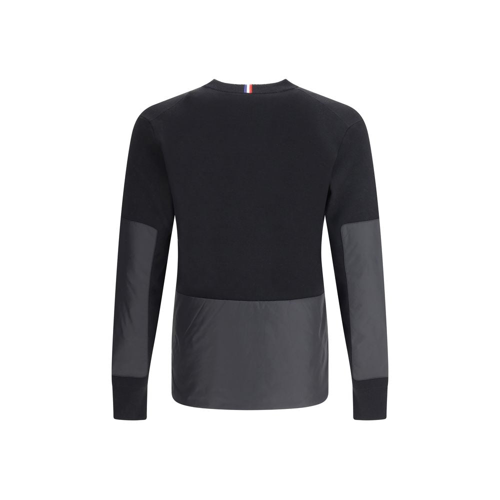 Black Polyamide Sweatshirt