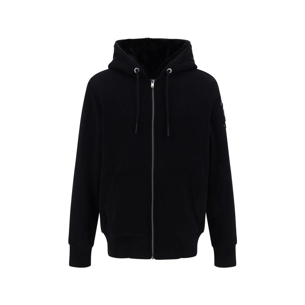 Black Polyester Sweatshirt