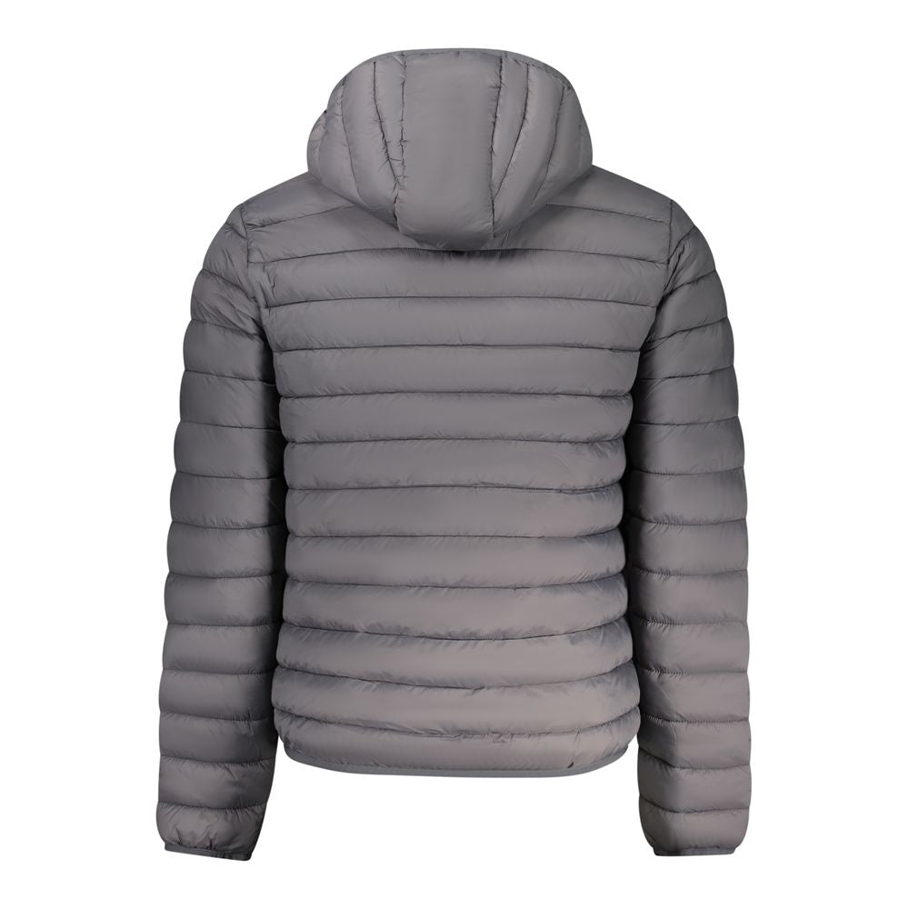 Gray Polyamide Jackets & Coat