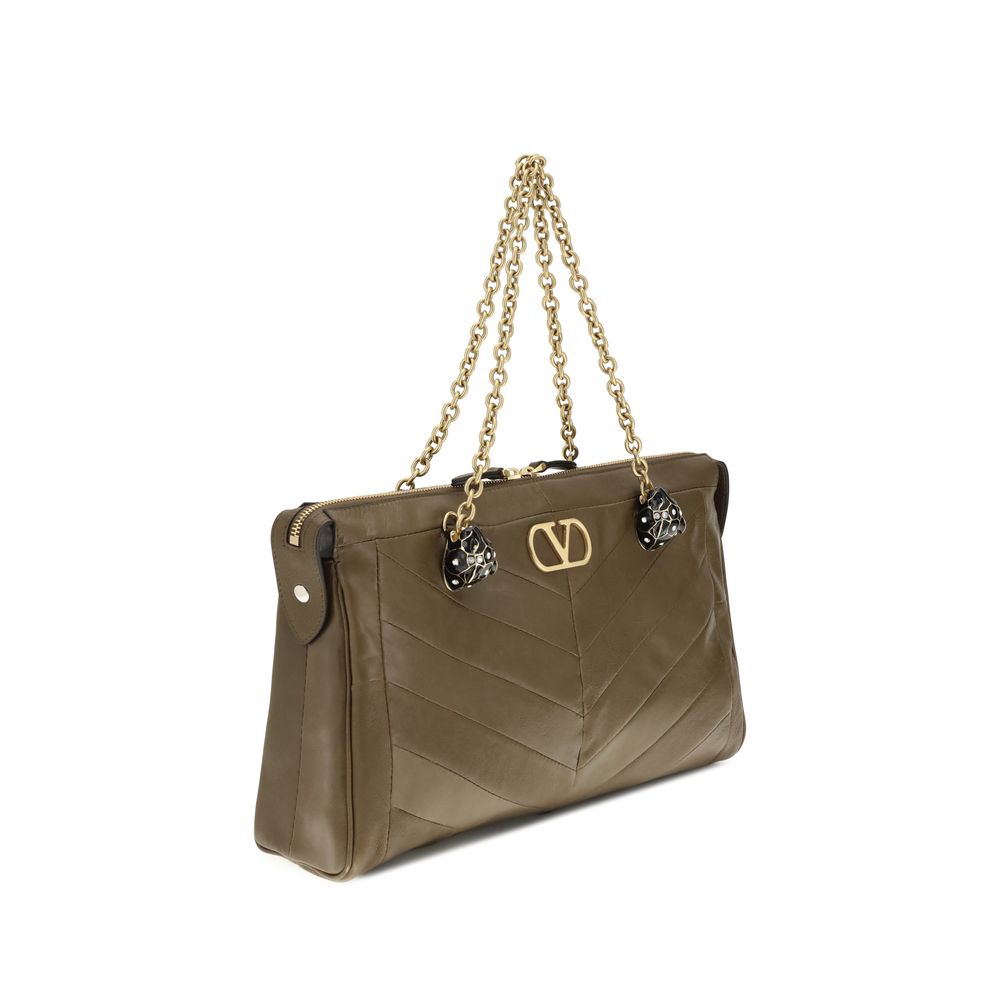 Brown Calf Leather Bos Taurus Shoulder Bag