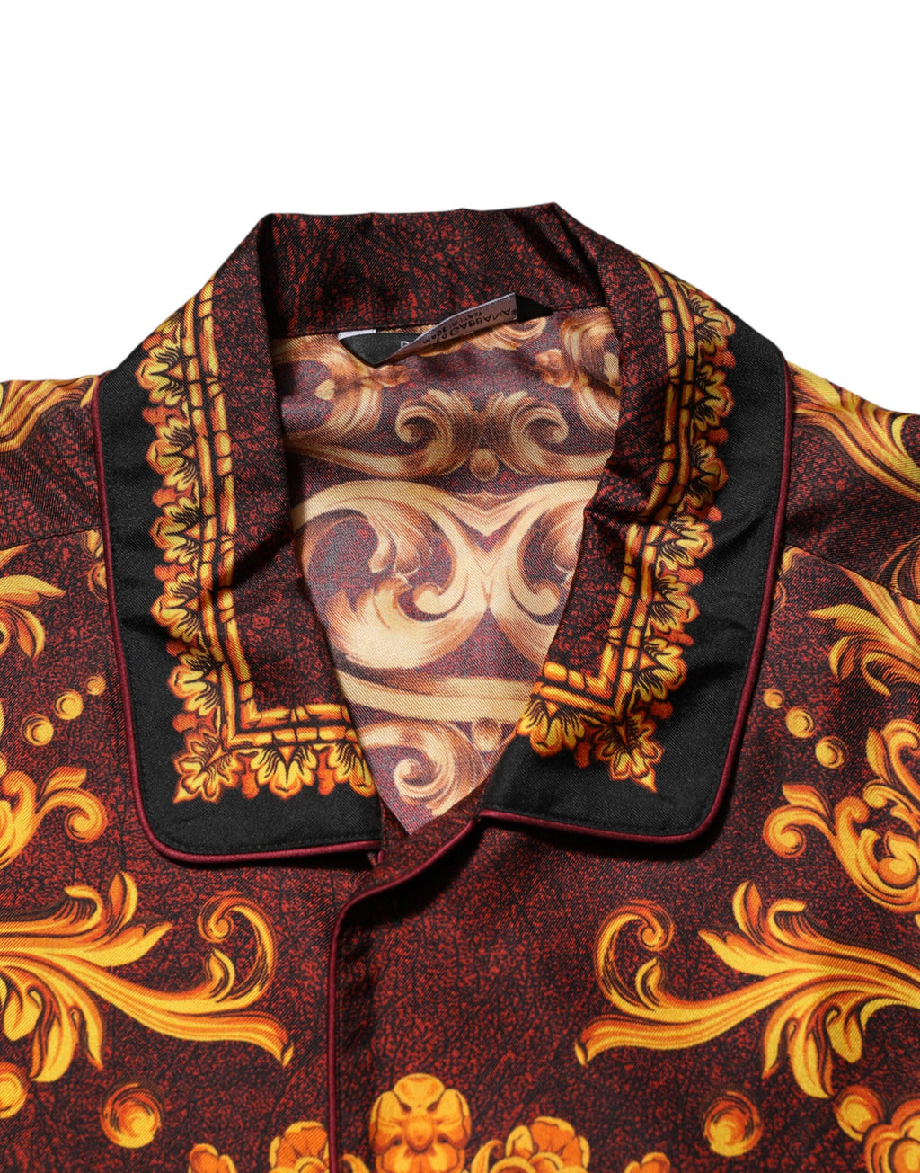Floral Printed Baroque Button Down Shirt