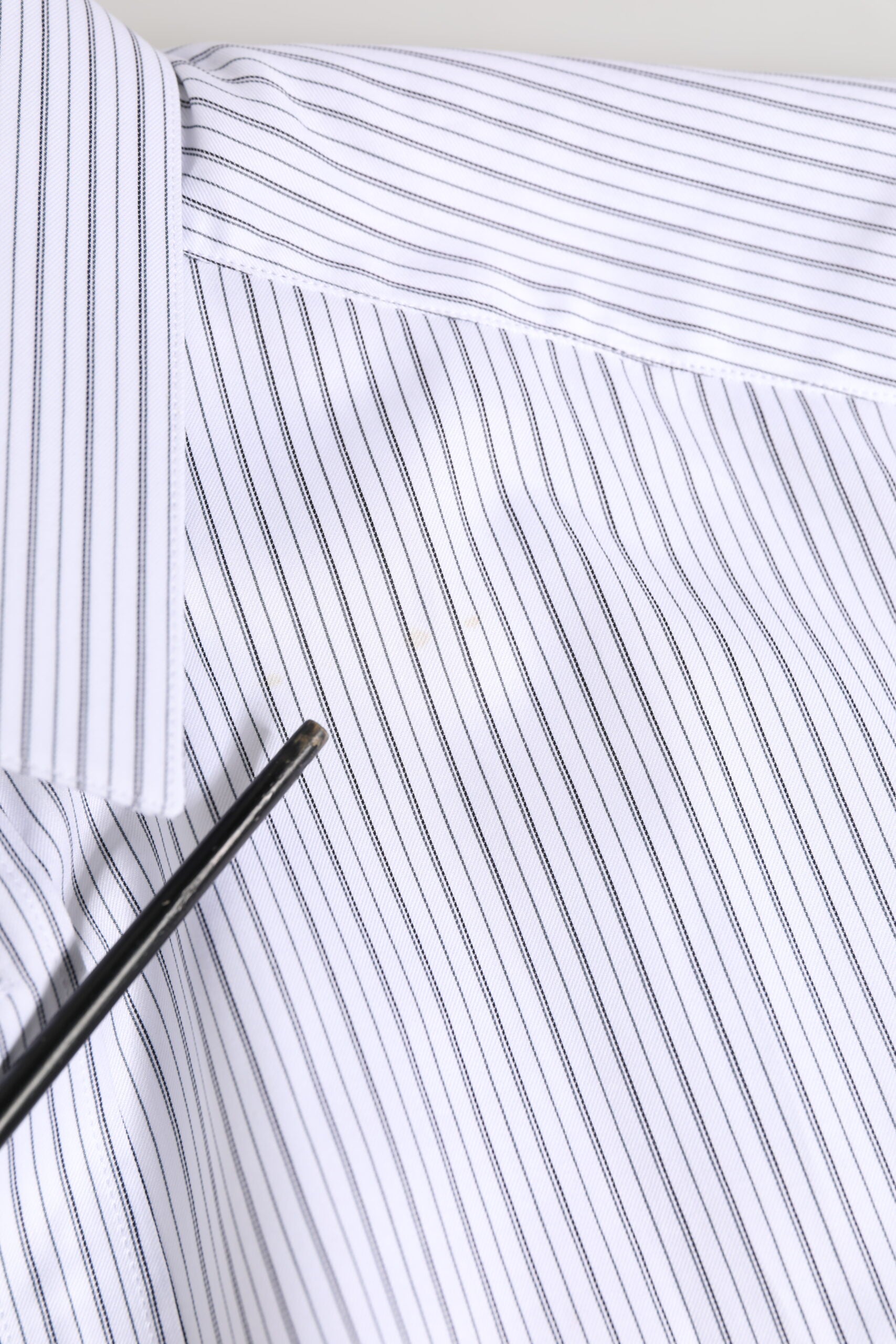 White Stripes Cotton Men GOLD Dress Shirt