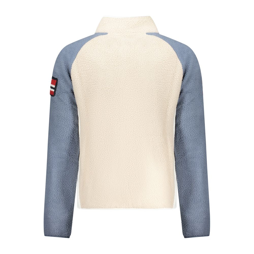 Beige Polyester Men Sweater