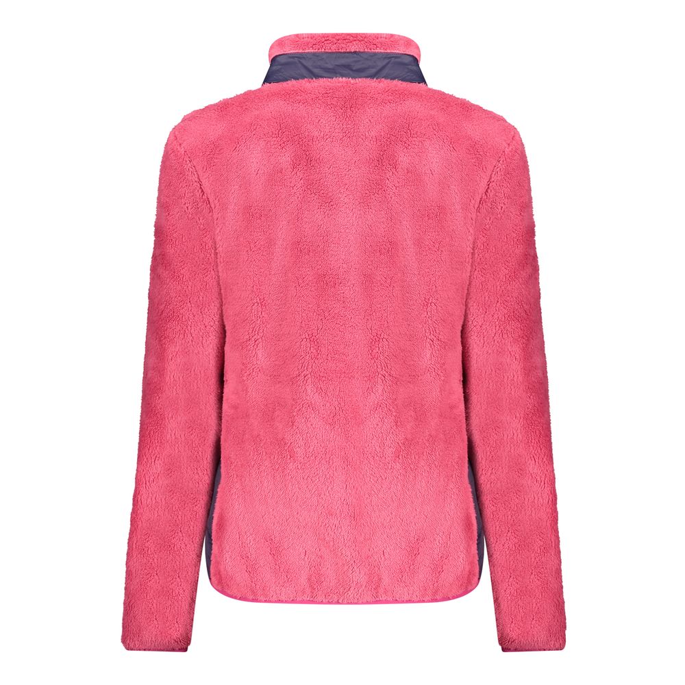 Pink Polyester Women Sweater