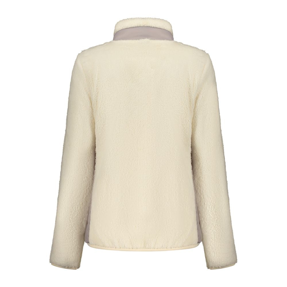 White Polyester Women Sweater
