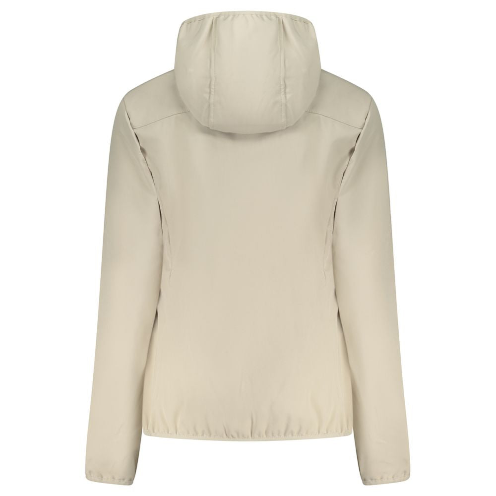 Beige Polyester Women Jacket