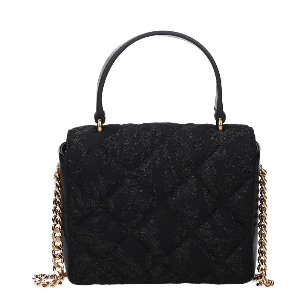 Black Fabric Handbag