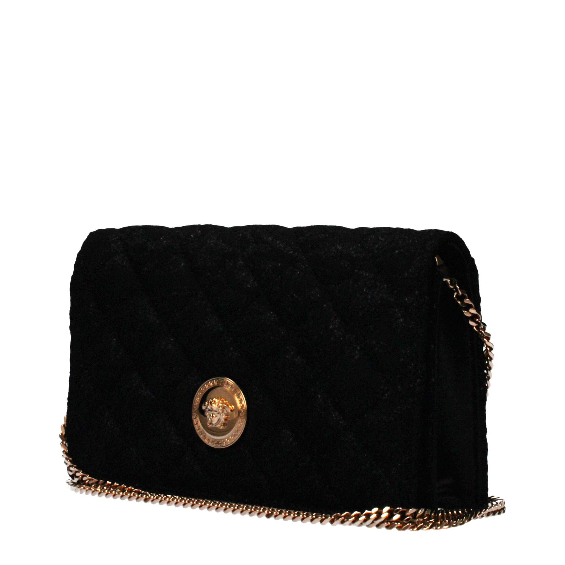Black Fabric Clutch Bag
