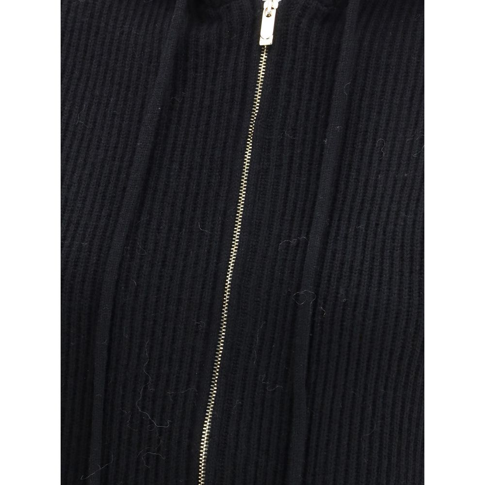 Black Wool Sweatshirt