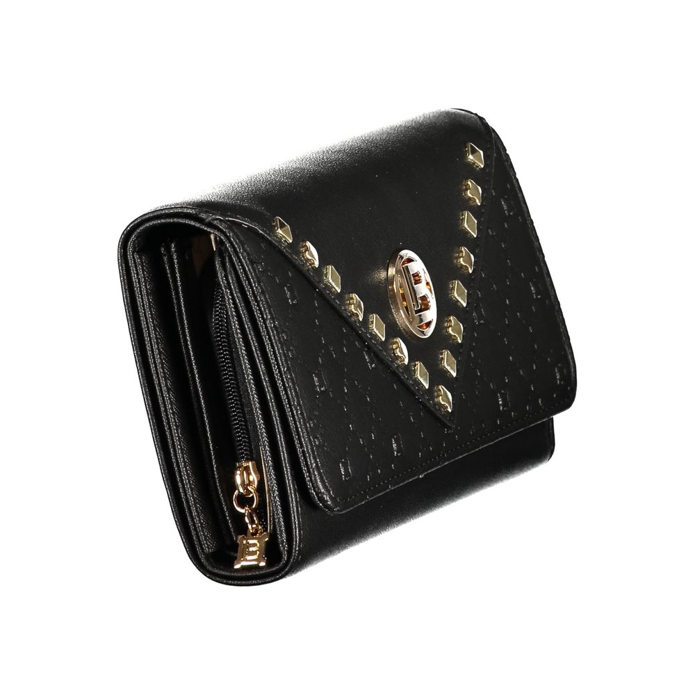 Black Polyethylene Women Wallet