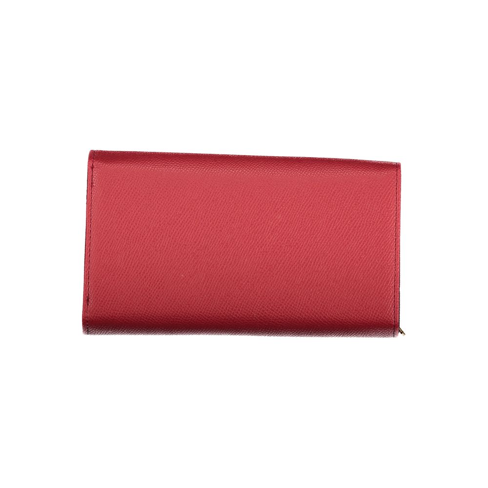 Red Polyethylene Women Wallet