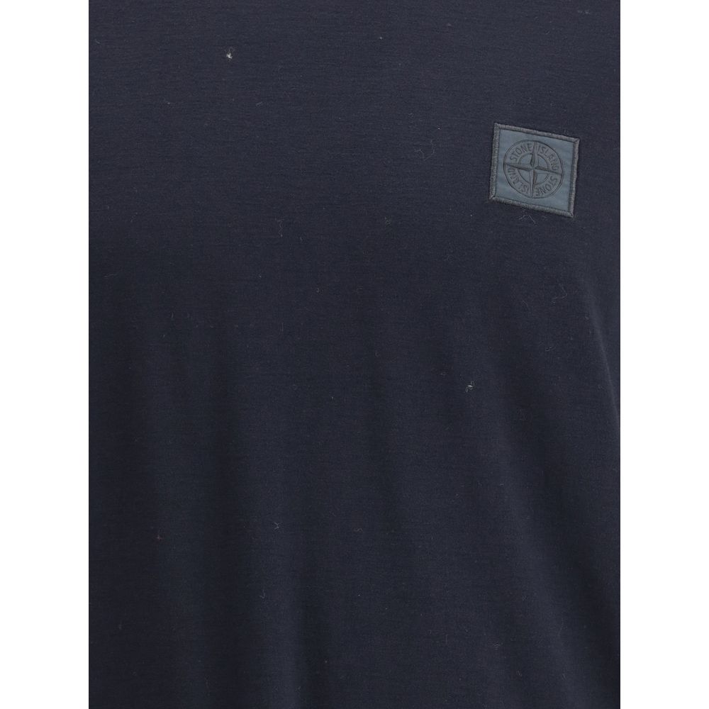 Blue Cotton T-Shirt