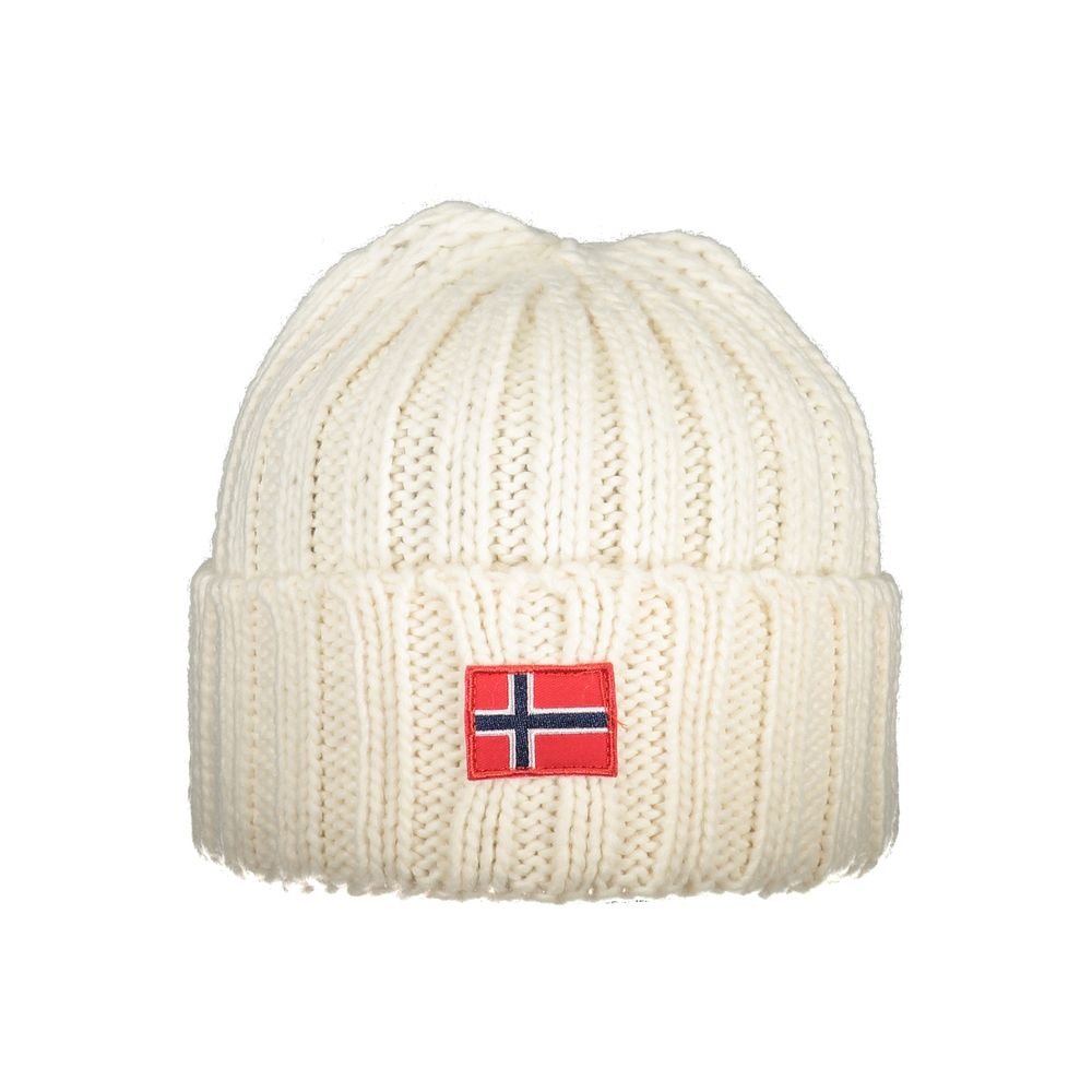 White Marabou Men Cap