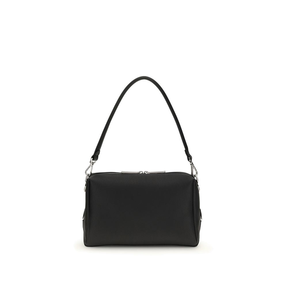 Black Calf Leather Bos Taurus Shoulder Bag