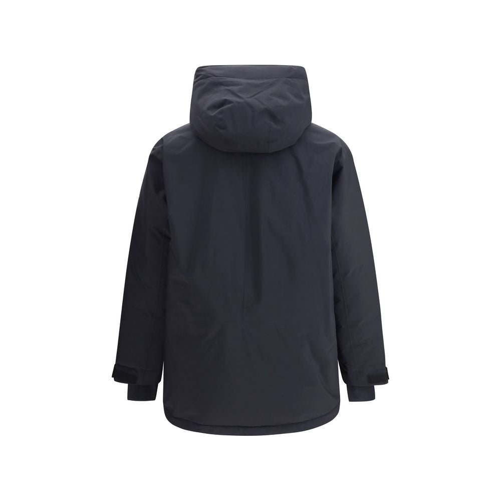 Black Polyester Parka