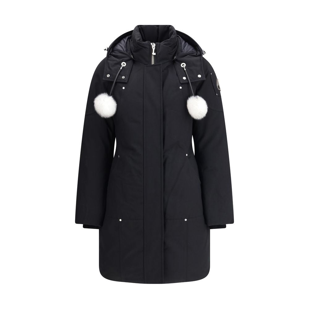Black Cotton Parka