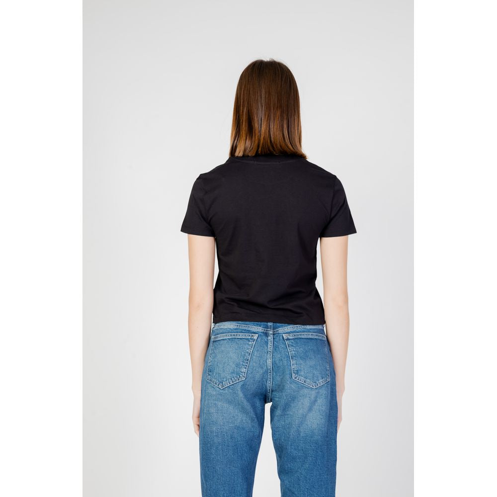Black Cotton T-Shirt