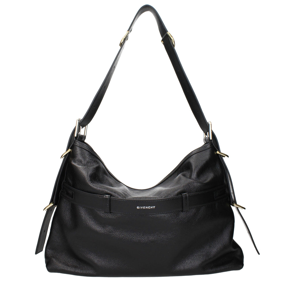 Black Leather Shoulder Bag