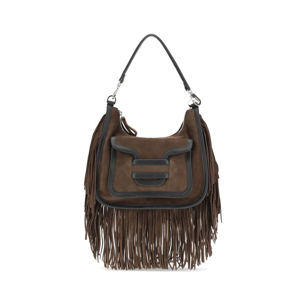 Brown Calf Leather Bos Taurus Shoulder Bag