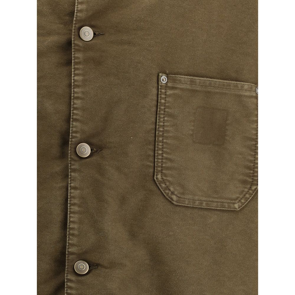 Bicolor Cotton Denim Jacket