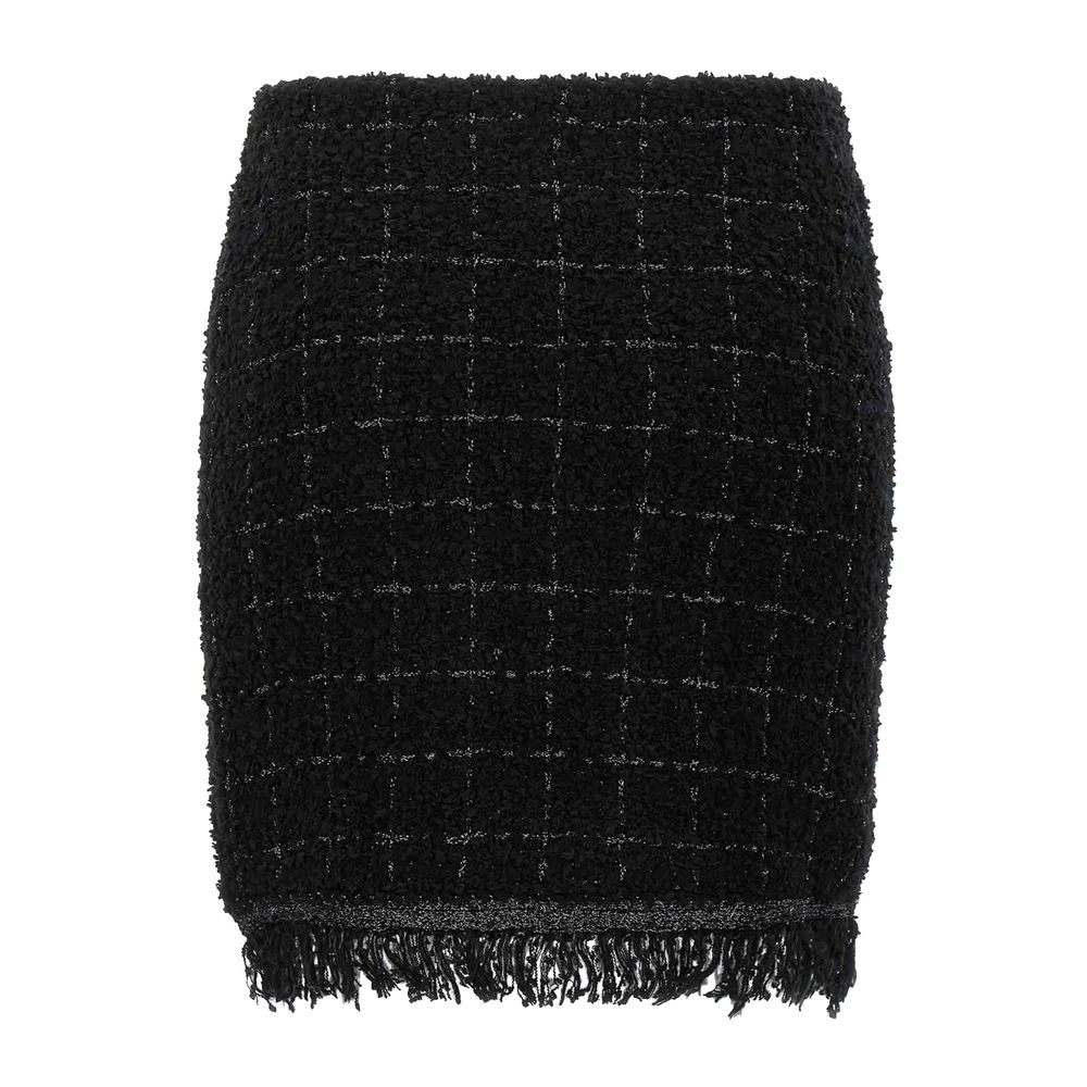 Black Polyester Skirt