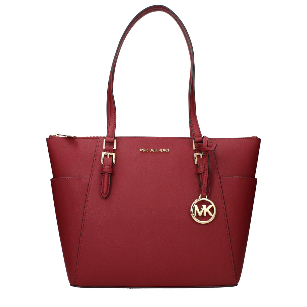 Red Leather Shoulder Bag