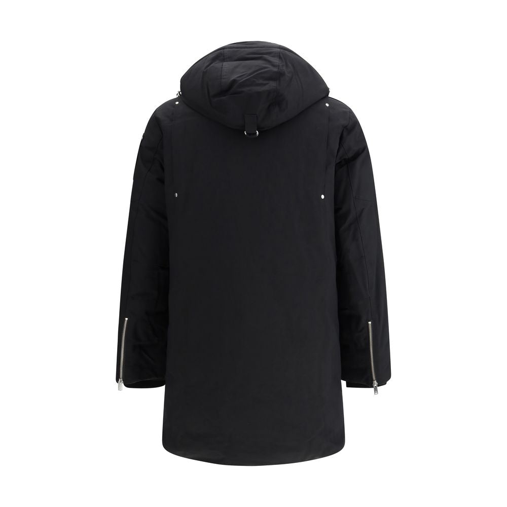 Black Cotton Parka