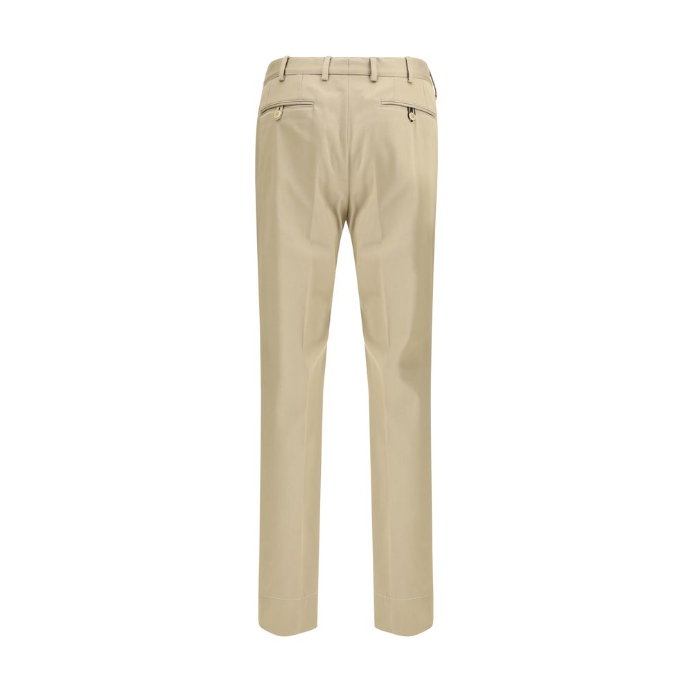 Bicolor Cotton Chino Pants