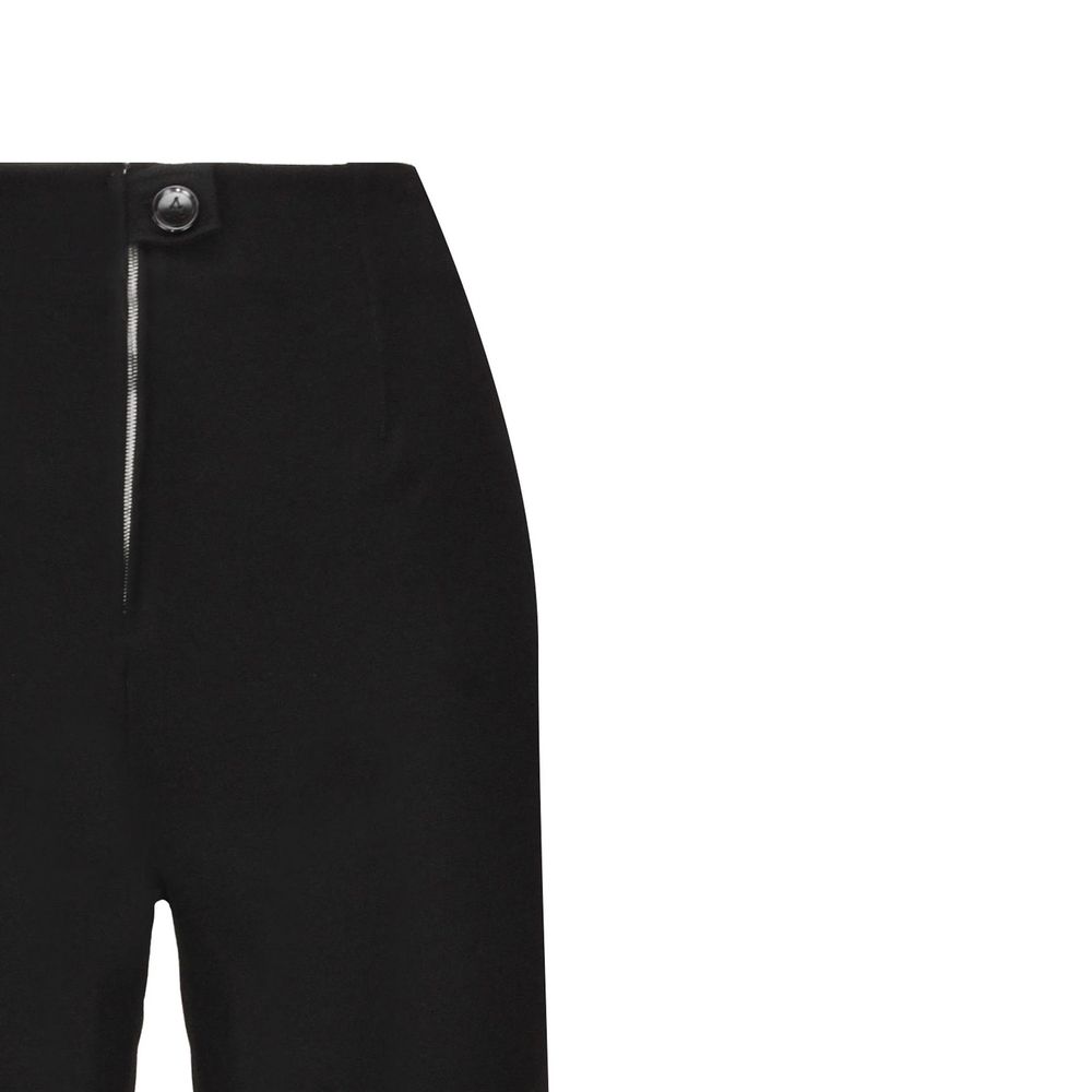 Black Elastane Leggings