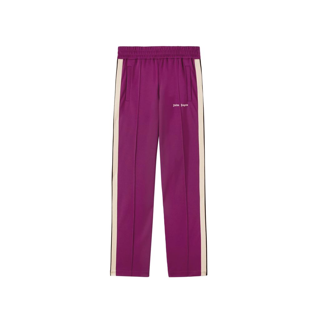 Purple Polyester Joggers (Workout Pants)