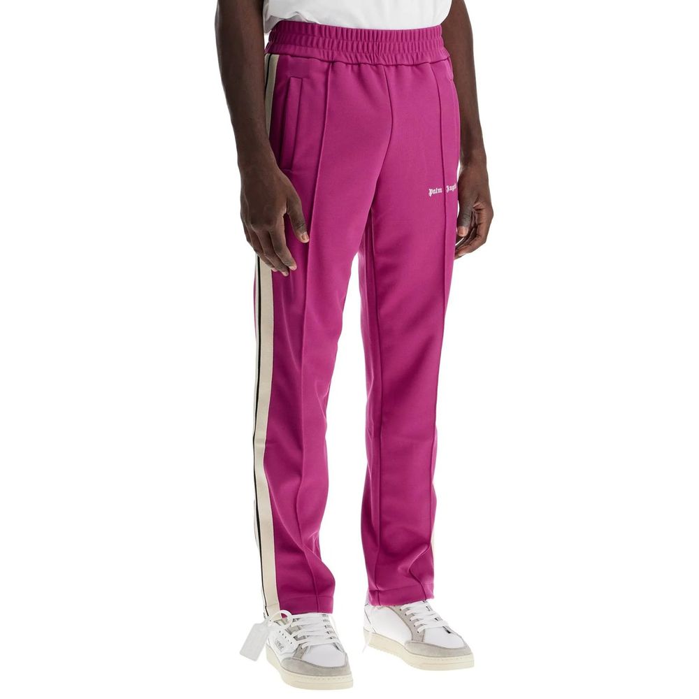 Purple Polyester Joggers (Workout Pants)
