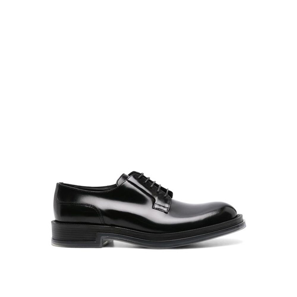Black Calfskin Oxfords And Derbies