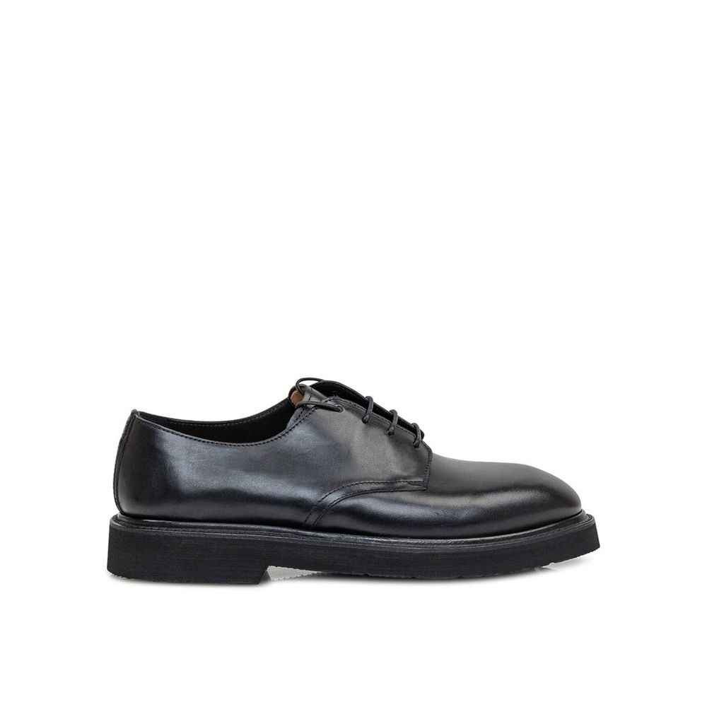 Black Calfskin Oxfords And Derbies