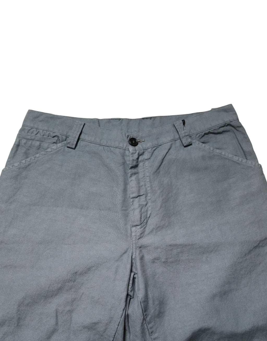 Gray Cotton Regular Fit Men Denim Trouser Jeans