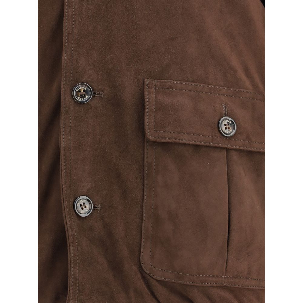 Brown Goatskin Bomber